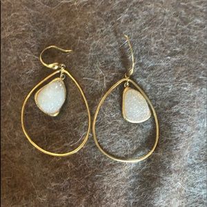 Alexis Bittar | Gold Drusy Danglies